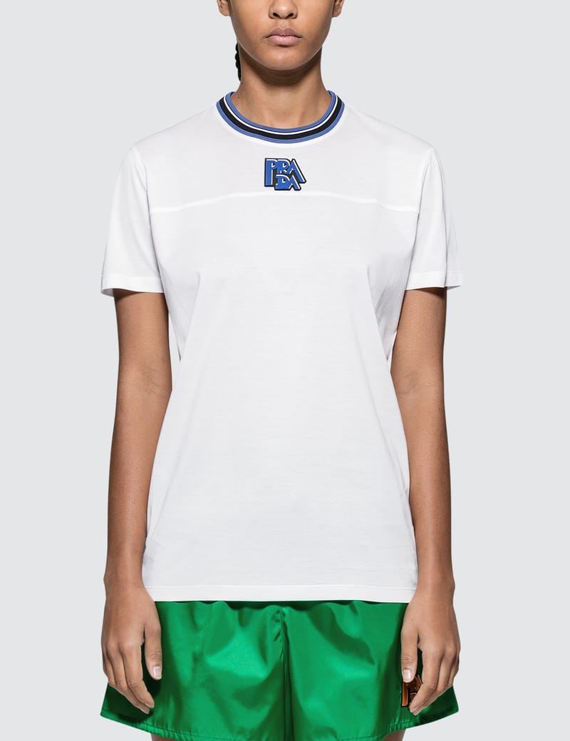 Prada - Prada Logo Short Sleeve T-shirt | HBX - ハイプ