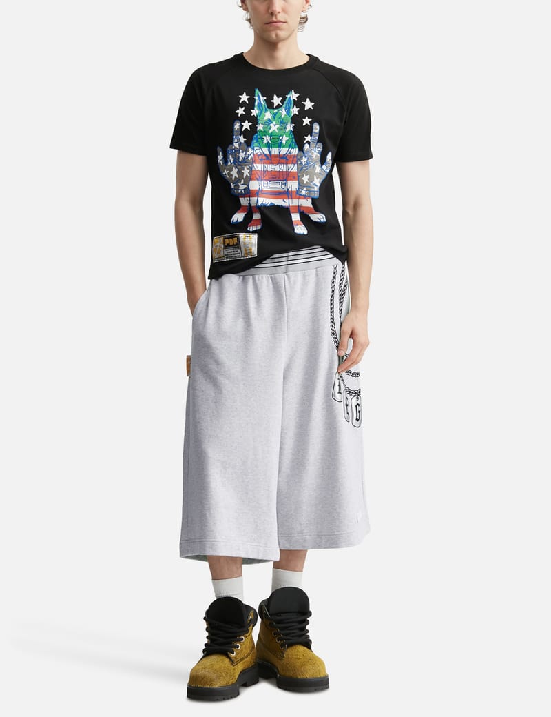 PDF Tokyo Calling Pants - Black Italian cotton pants with bandana