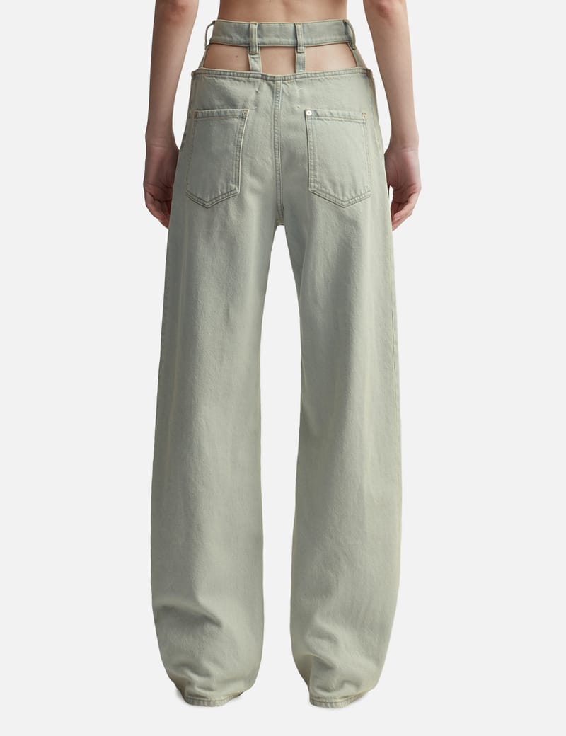 Maison Margiela - 5 POCKET CUT OUT JEANS | HBX