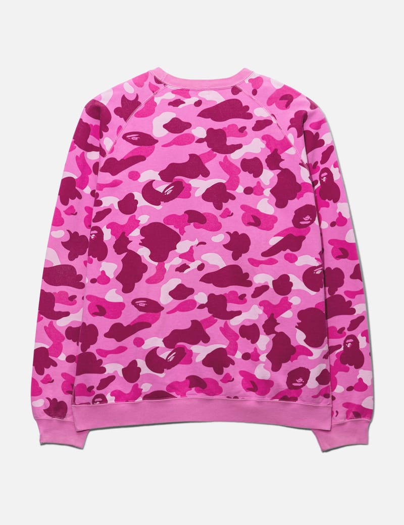 Bape purple camo crewneck hot sale