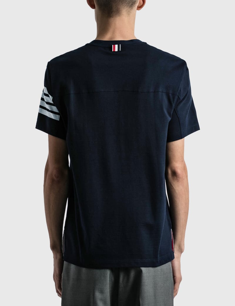 メンズ*トムブラウン*コットンジャージー製 4バー Tシャツ BAR トム ブラウン - Cotton 4-Bar Short Sleeve T-shirt | HBX