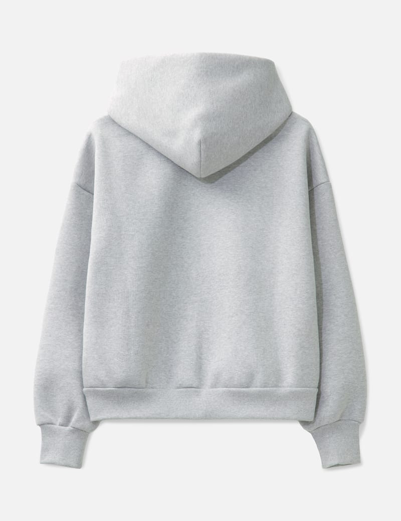 SEVENTH グレー V2 ジップフーディ Seventh V2 Zipped Hoodie - Heavyweight 610 GSM cotton-blend with