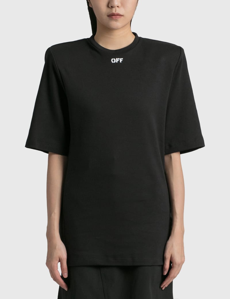 Off-White™ - Off Stamp Shoulder Pads T-shirt | HBX - Globally