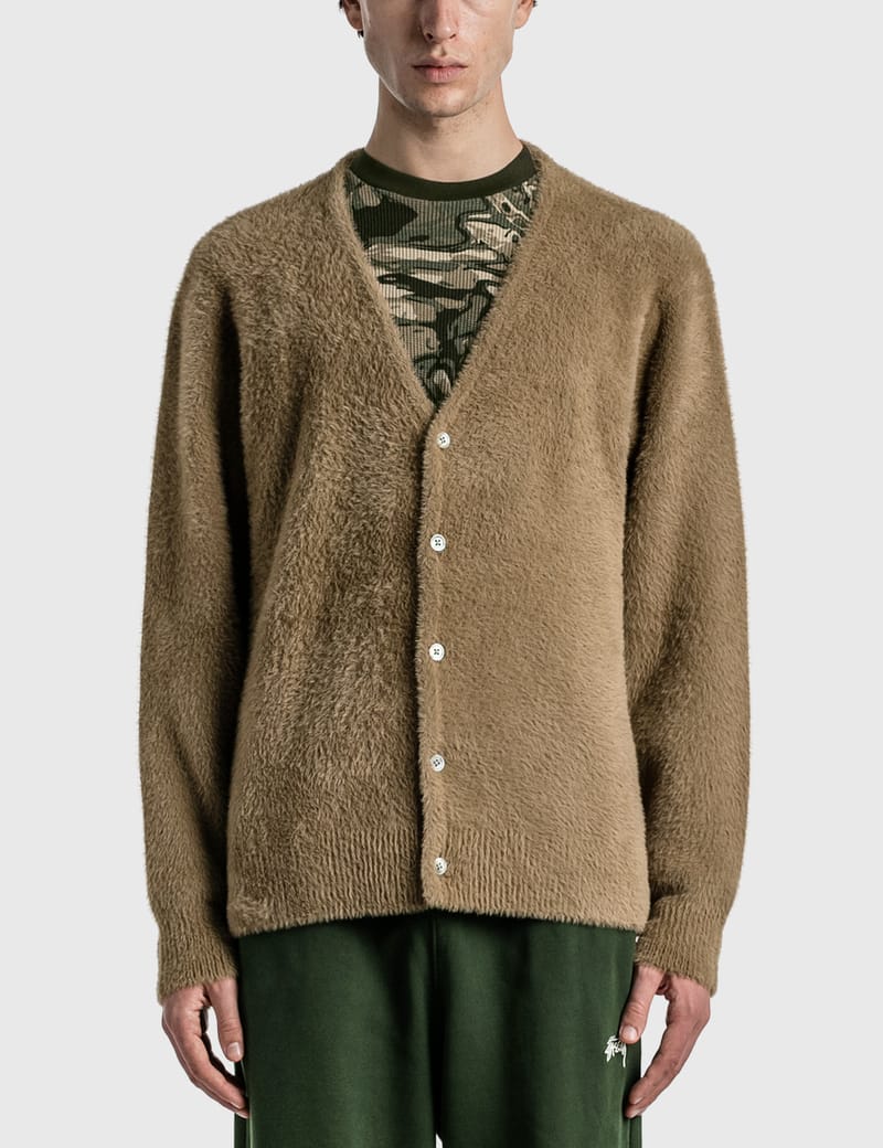 Stüssy - Shaggy Cardigan | HBX - Globally Curated Fashion and