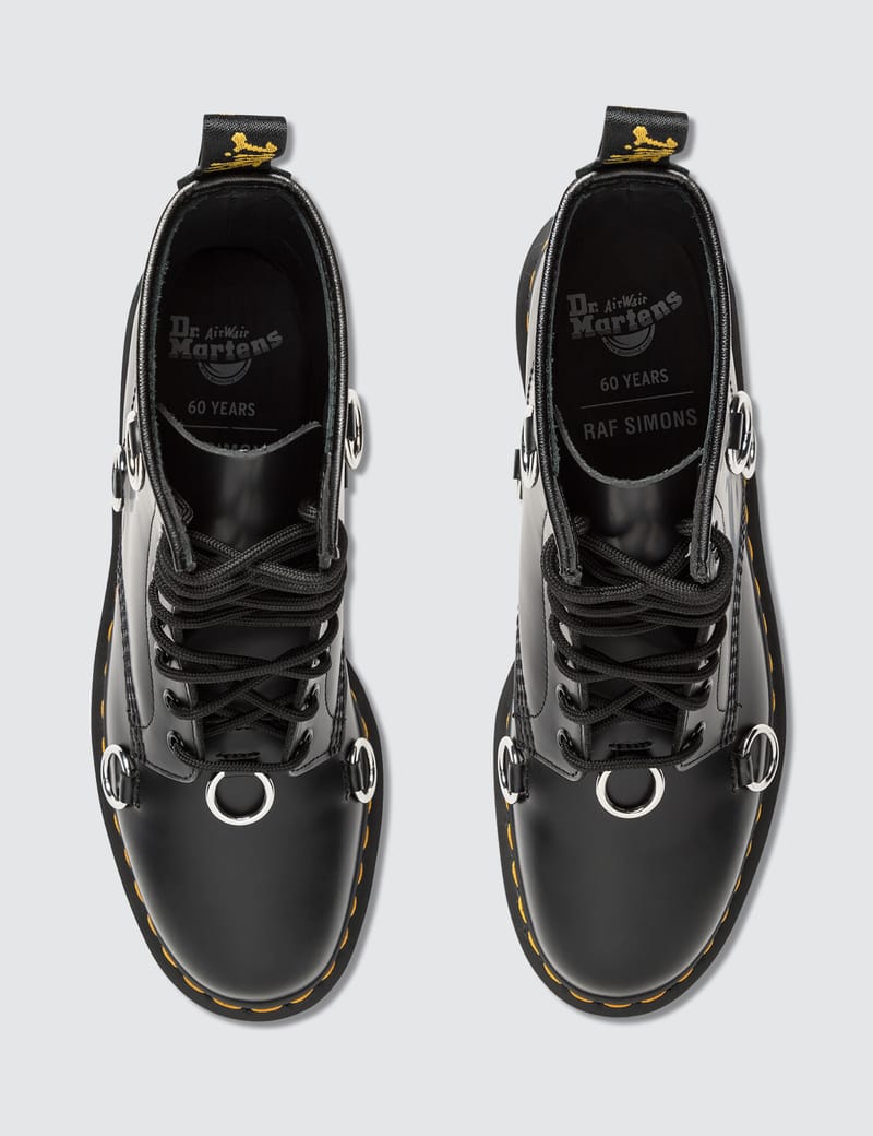 Dr martens raf simons yellow best sale