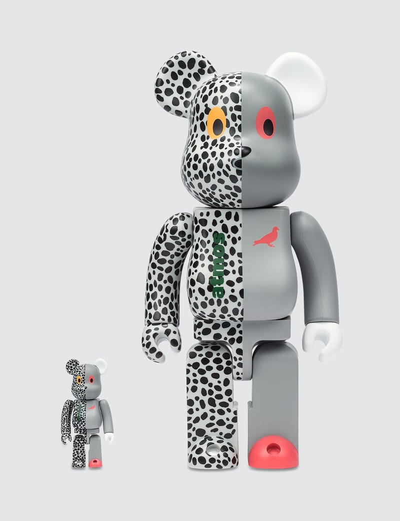 MEDICOM TOY - Staple x Atmos BEARBRICK 100% &amp; 400% 新品 MEDICOM TOY BE@RBRICK atmos x STAPLE #3 100% & 400% 20SU-S