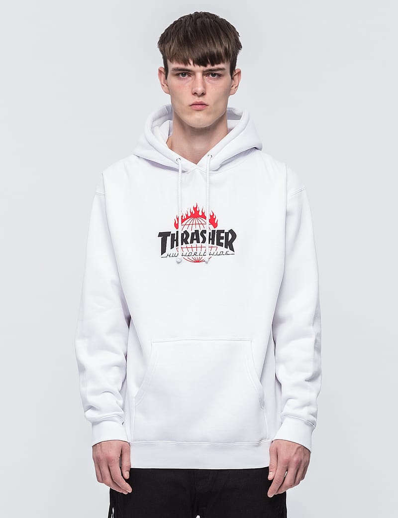 Huf x thrasher tour de stoops hoodie on sale