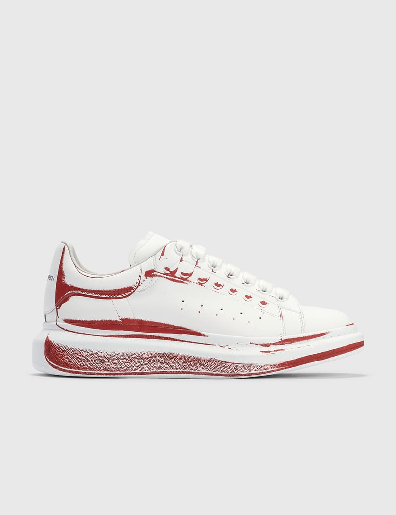 Mens red best sale alexander mcqueen sneakers