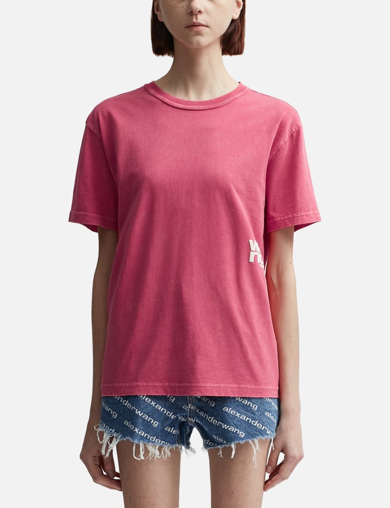 Alexander Wang ☆Essential Tシャツ Alexander Wang Essential Logo-Detailed Cotton T-Shirt - XXS