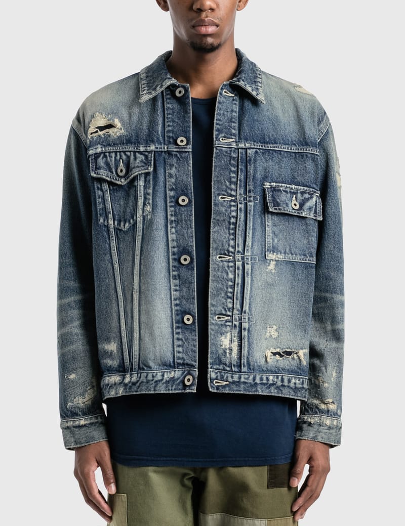 FDMTL - 10YR Wash Denim Jacket | HBX - Globally Curated