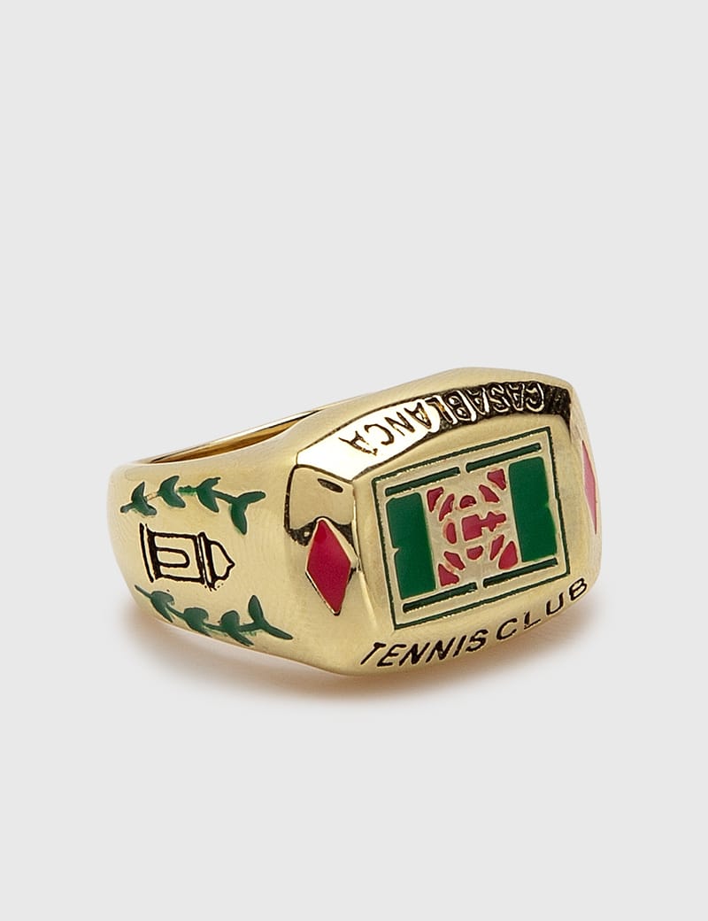 Casablanca - TENNIS CLUB RING | HBX - Globally Curated Fashion and