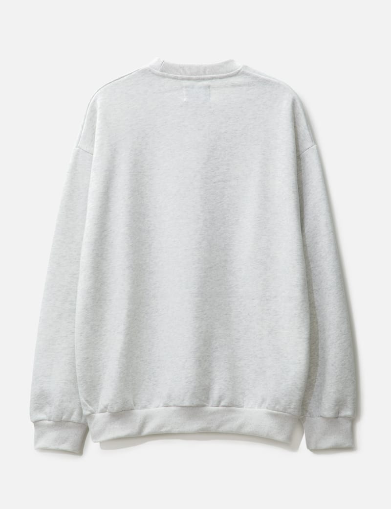【BUTTER GOODS】 Dazed Crewneck Sweatshirt / Ash Grey Butter Goods Dazed Crewneck Sweatshirt - Ash Grey | Flatspot