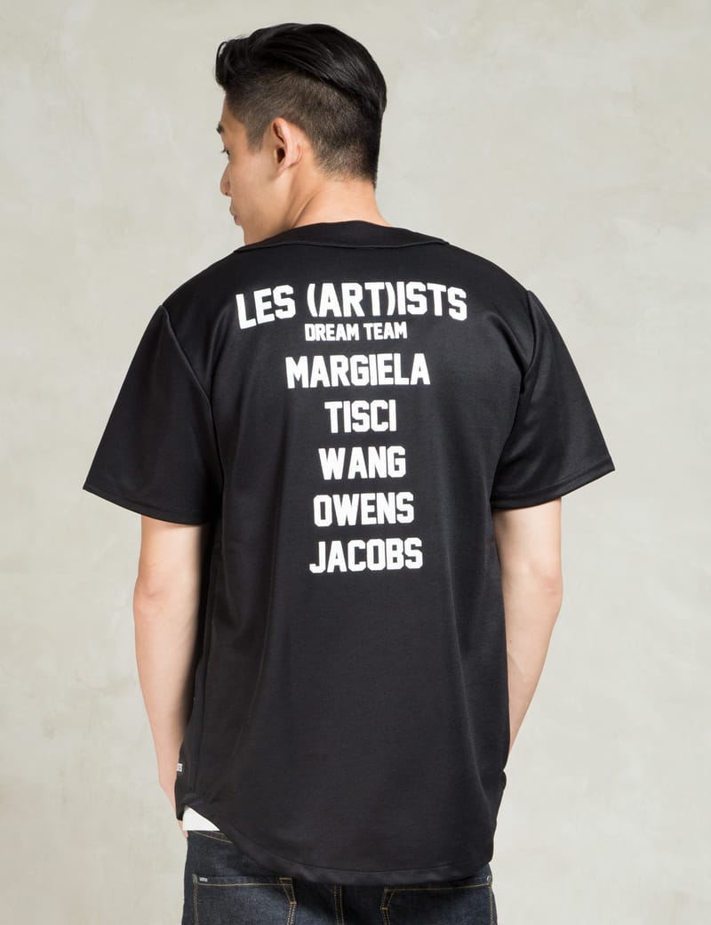 LES (ART)ISTS - Black Dream Team Fashion Baseball Jersey | HBX