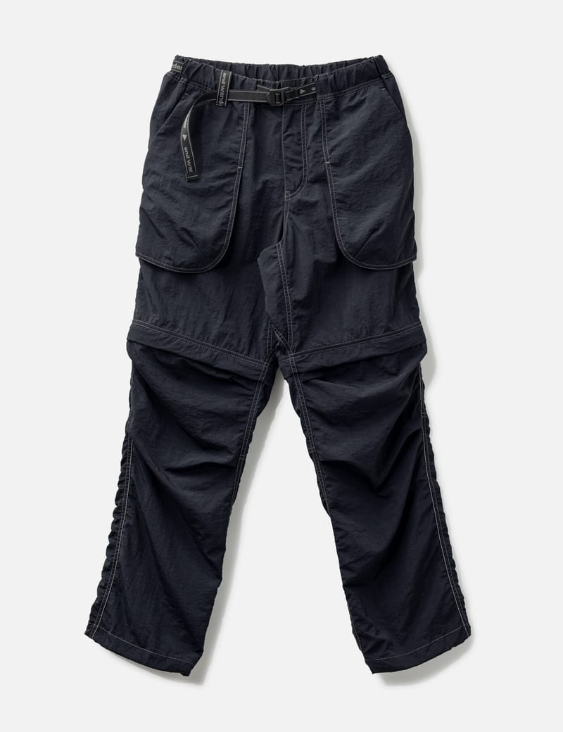 and wander - Crinkled Nylon Pants | HBX