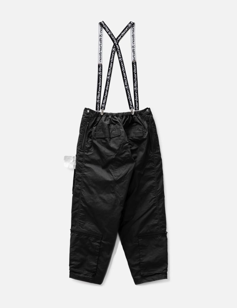 Richardson - Waxed Cotton Flight Pants with Suspenders | HBX