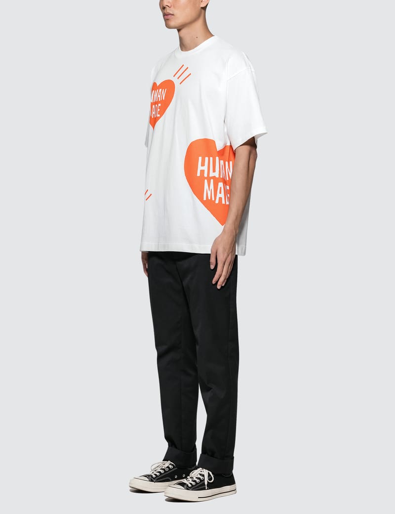 Human Made - Big Heart Print T-Shirt | HBX - Globally Curated