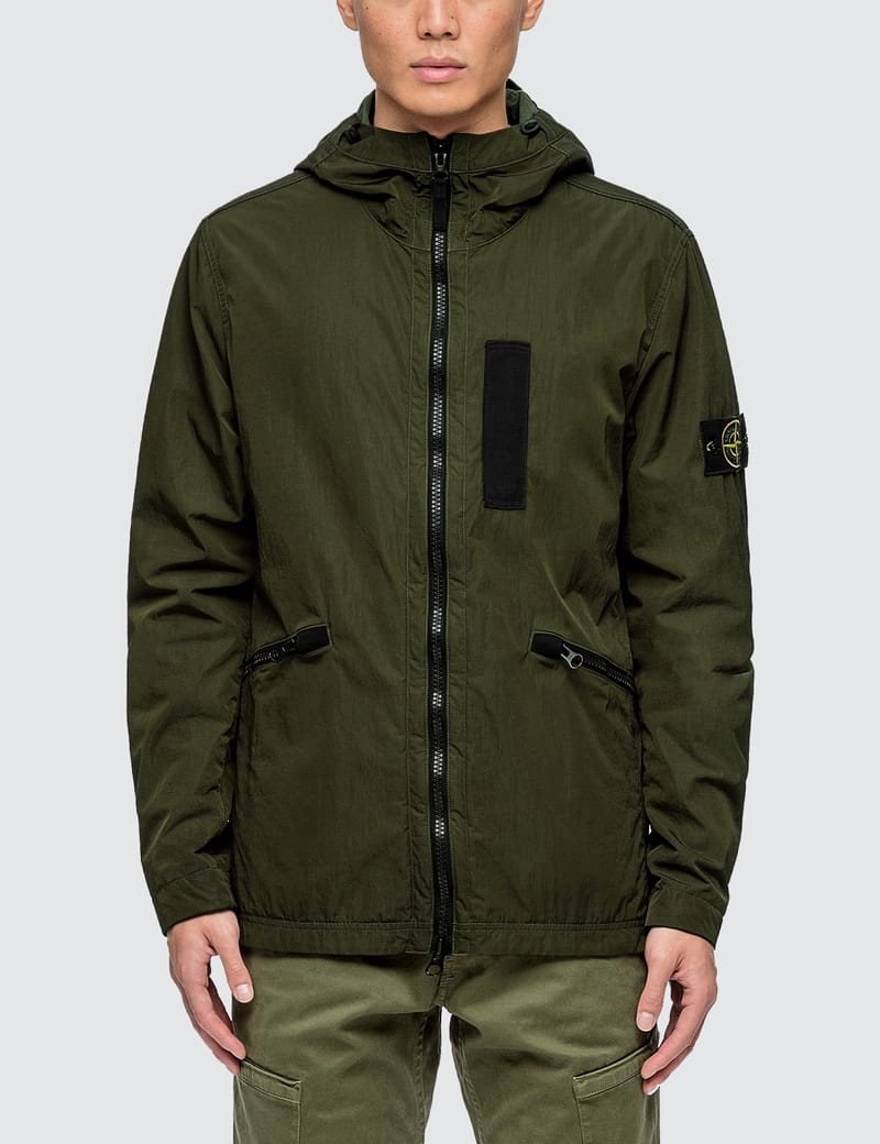 Stone island nylon metal flock online