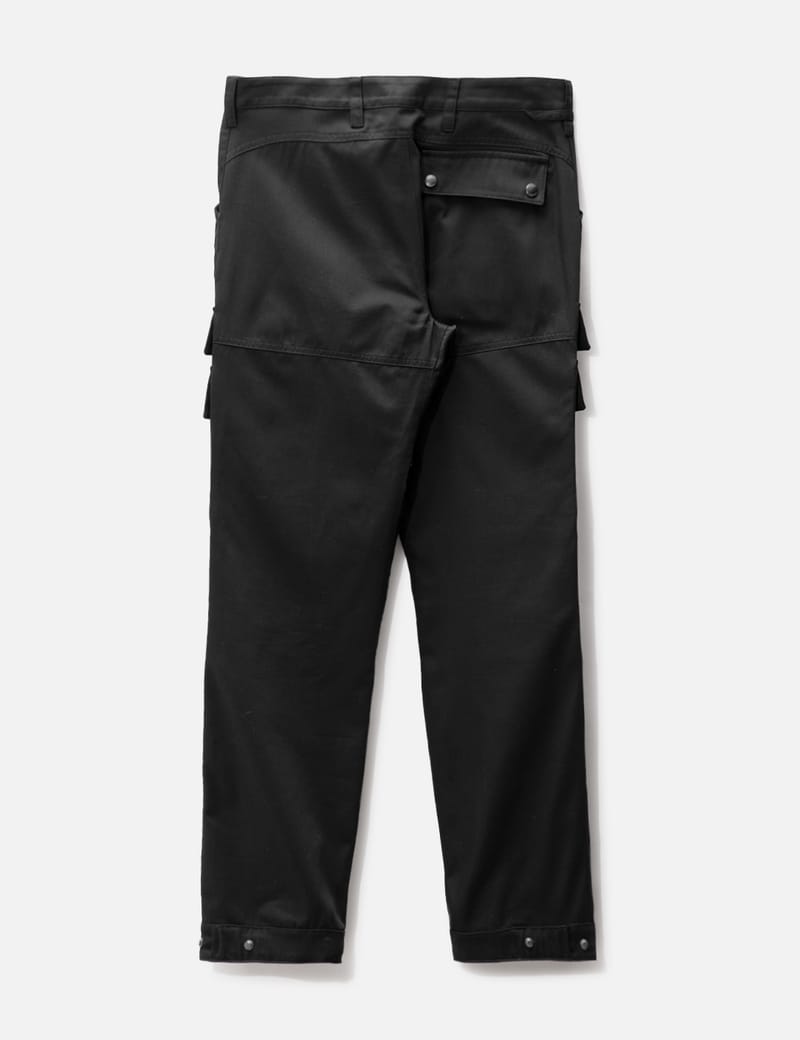 Burberry - Embroidered Logo Cotton Cargo Trousers | HBX - Globally