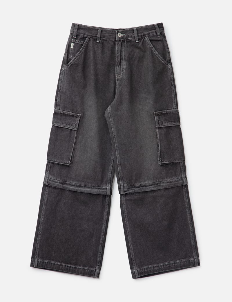 PERKS AND MINI ブラックショートパンツ Perks and Mini - Ratchet Wide Leg Jeans | HBX