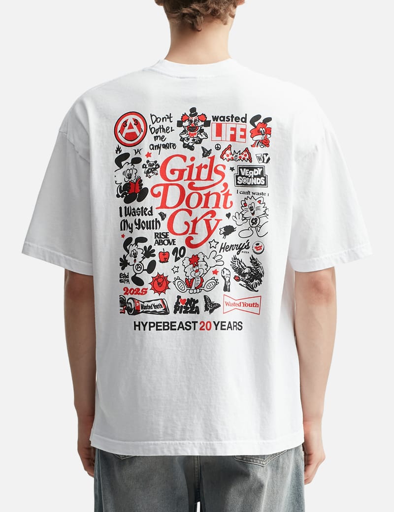 Hypebeast VERDY x Hypebeast 20th Anniversary T-shirt - Limited