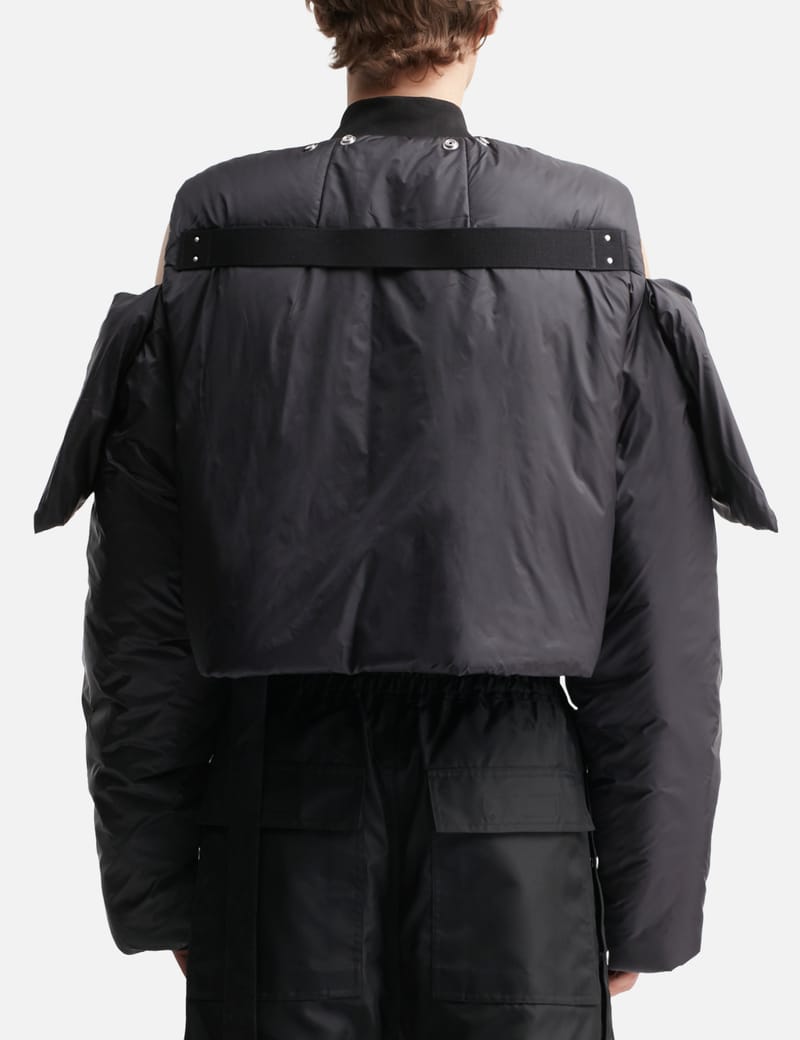 Rick Owens Drkshdw Convertible Jacket In Nylon - GRS認証リサイクル