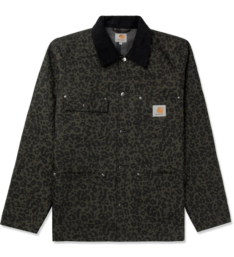 Carhartt Work In Progress - Panther Print/Cypress Chore Coat | HBX