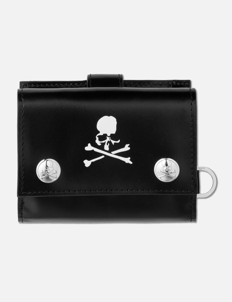 Mastermind Japan Small Wallet - Premium calf leather wallet with