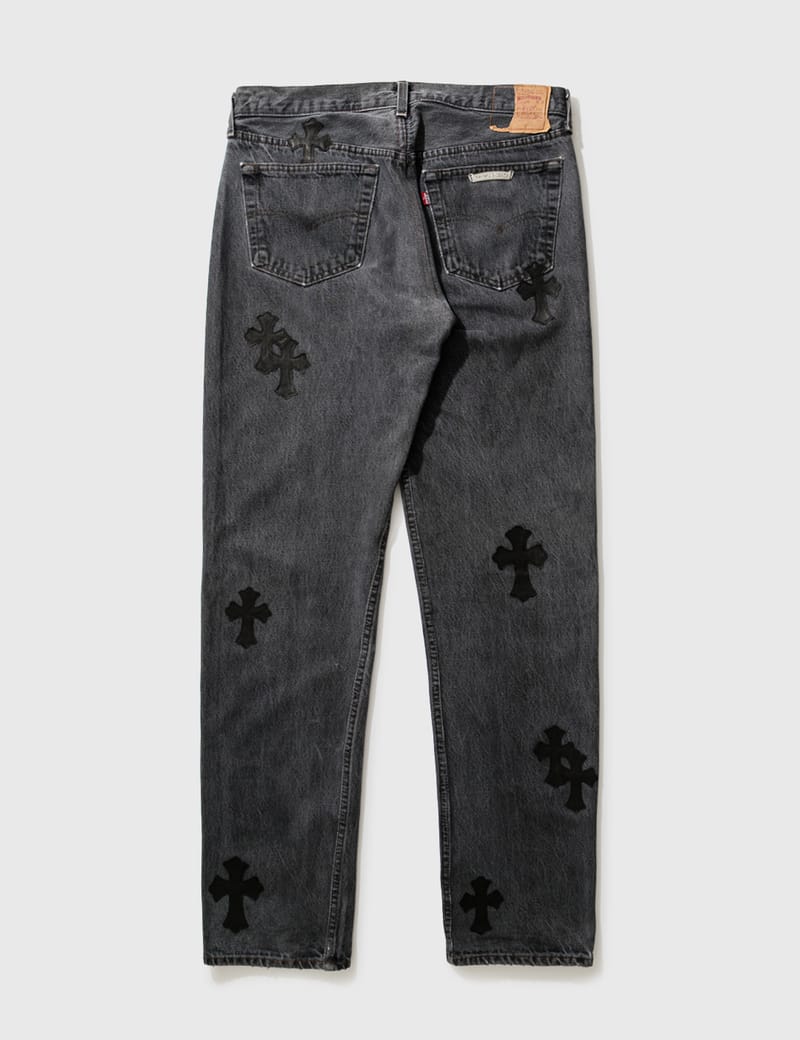 CHROME HEARTS - Chrome Hearts X Levis Black Jeans | HBX - Globally