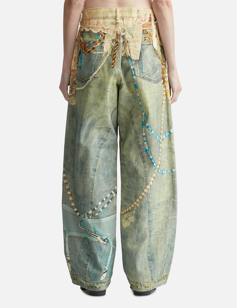 Acne Studios Loose Fit Jeans 1981 - Wide-leg cotton canvas with