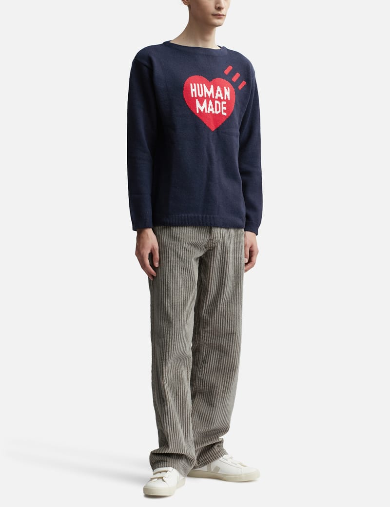 Human Made - Heart Knit Sweater | HBX - Globally Curated Fashion