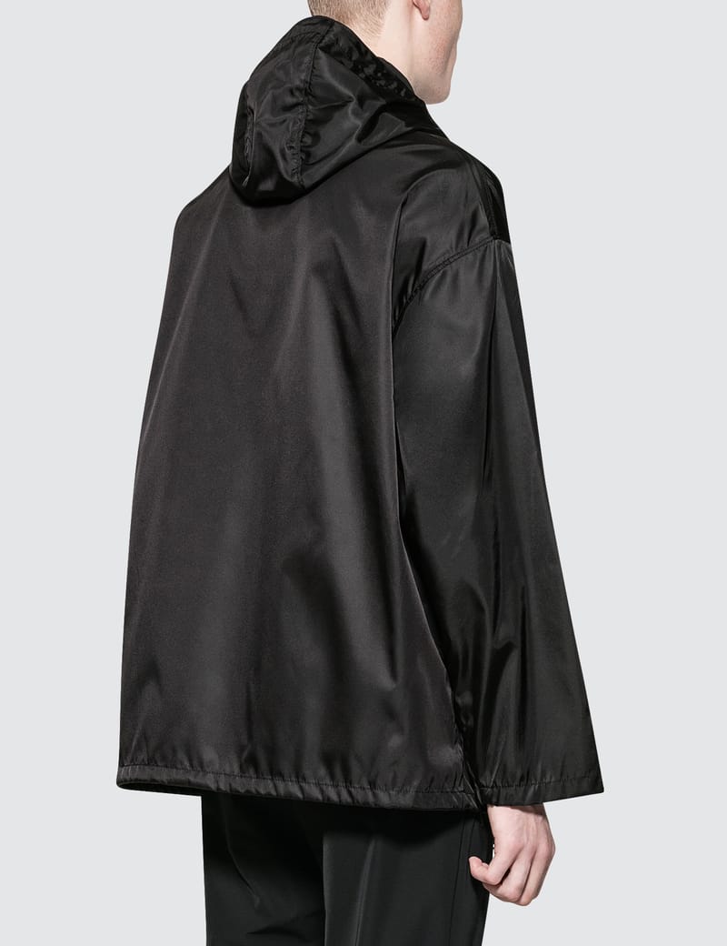 Prada - Nylon Hooded Drawstring Jacket | HBX