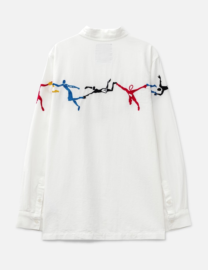 Button Up Figure KidSuper - Embroidered Figures Button-Up | HBX