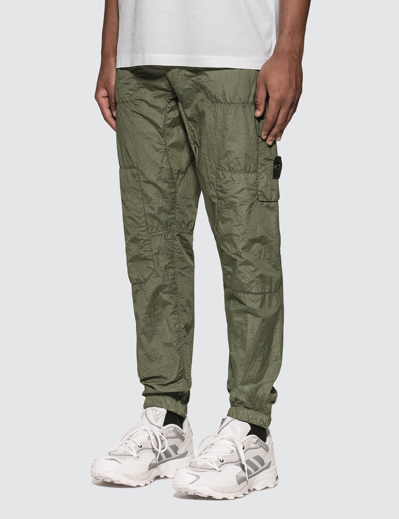 Stone Island - Nylon Seersucker Cargo Pants | HBX - Globally