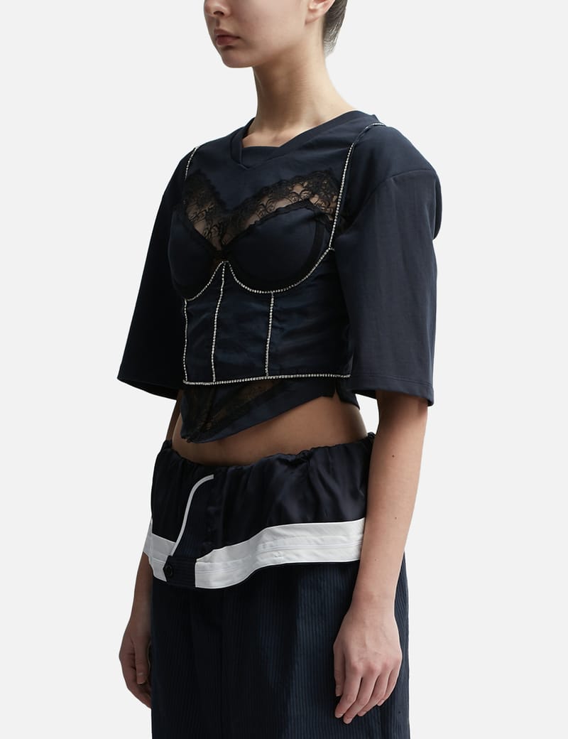 pushBUTTON - Cropped Bustier | HBX - Globally Curated