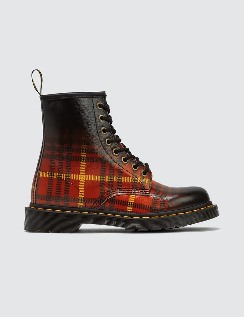 Doc martens sale tartan boots