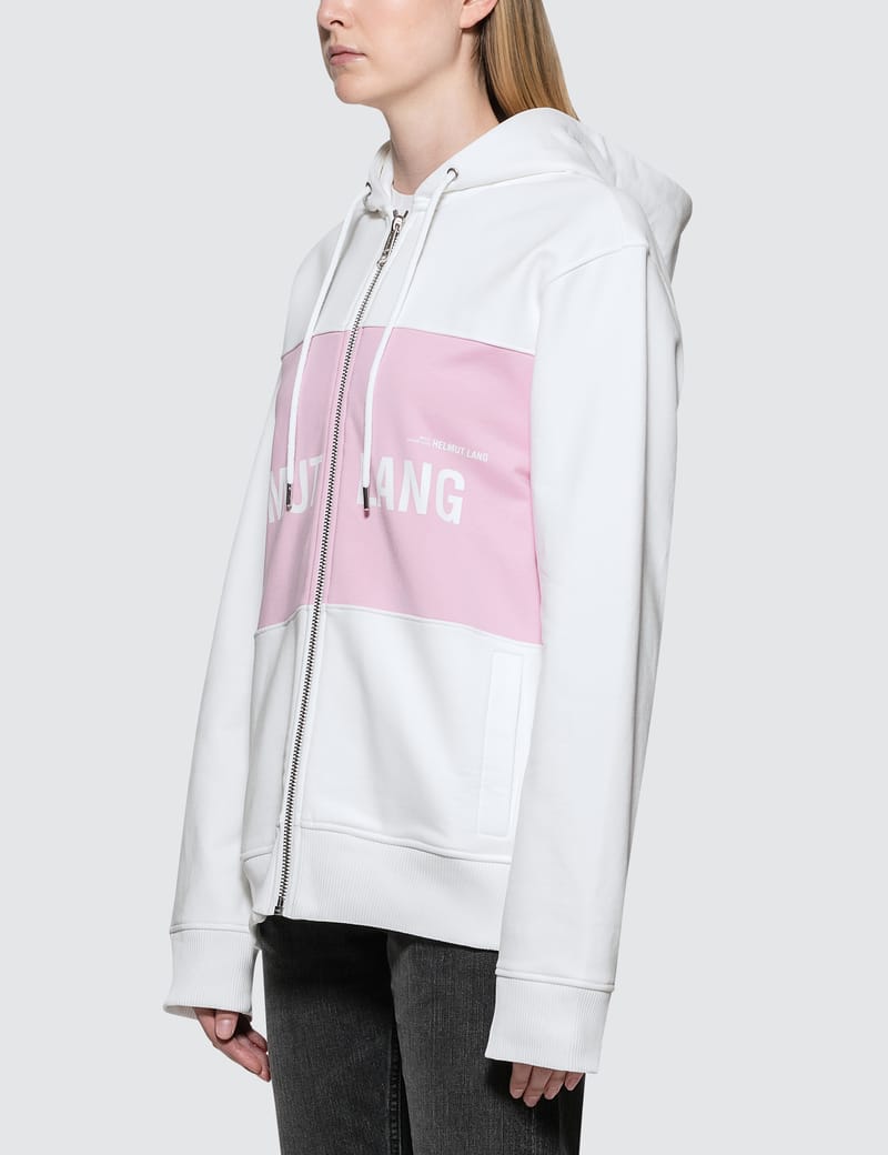 Helmut Lang Campaign PR Panel Zip Hoodie HBX Globally