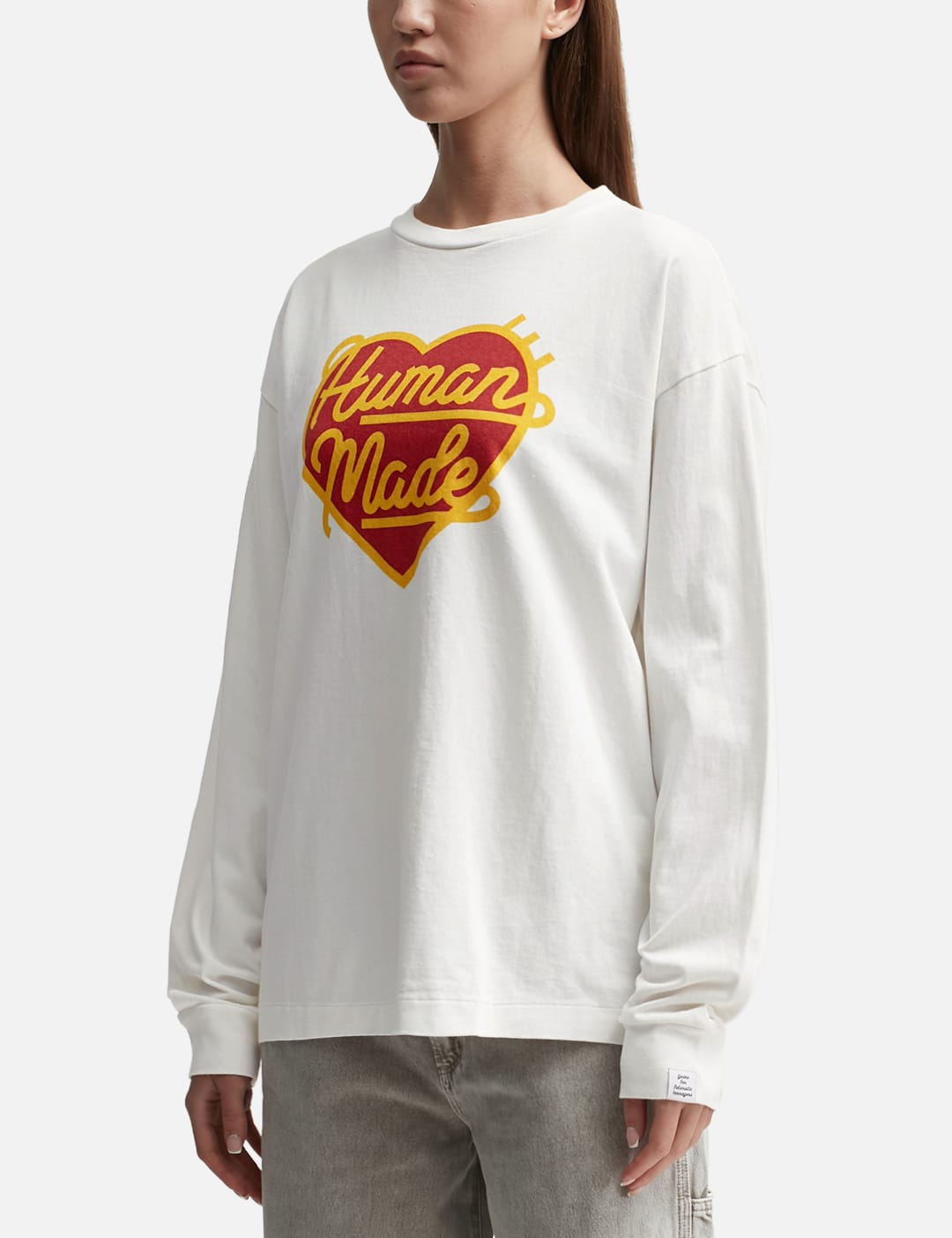 Human Made Graphic Long Sleeve T-shirt #4 In White | ModeSens