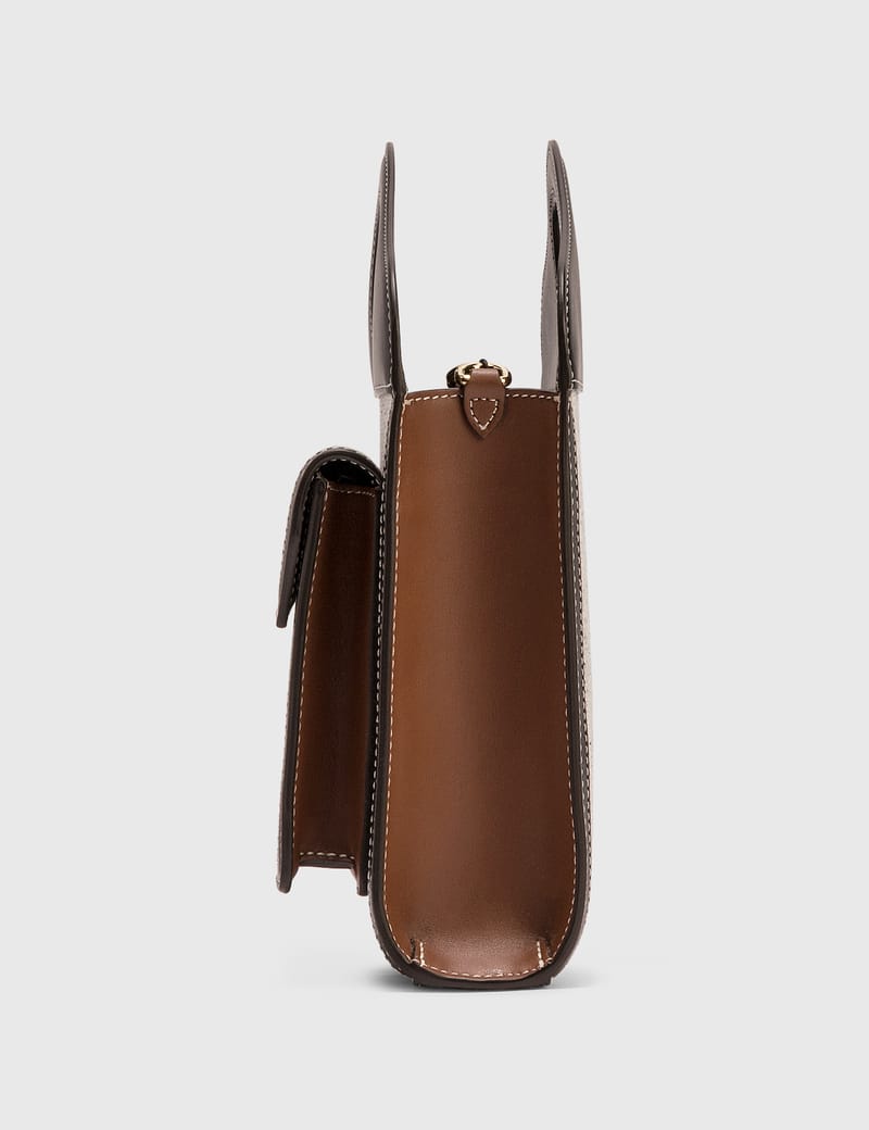 Mini Two-tone Canvas and Leather Pocket Bag Mini Two-tone Canvas and Leather Pocket Bag