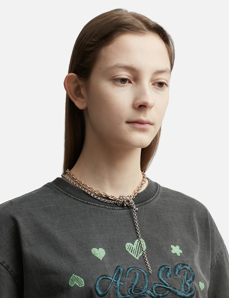 ネックレス・ペンダント Justine Clenquet LOIS NECKLACE (LOISNECKLACE PALLADIUM) Justine Clenquet Joan Necklace - Palladium – Kith