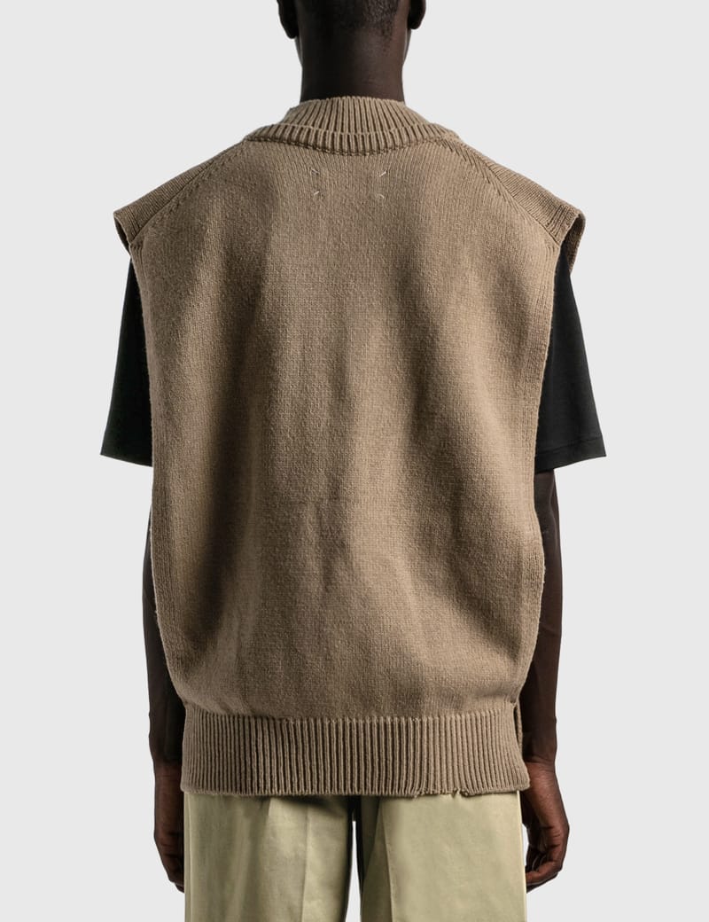 Maison Margiela - Layered Knit Vest | HBX - Globally Curated