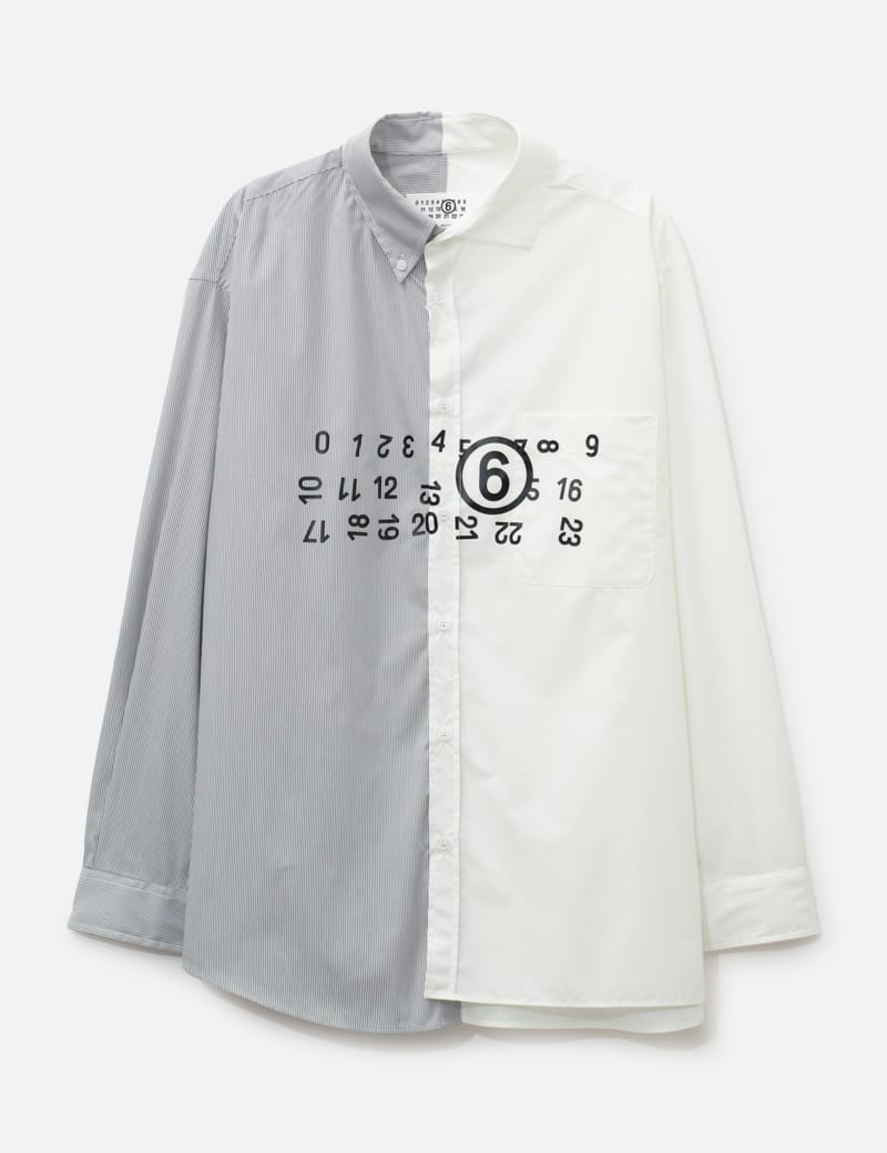 MM6 Maison Margiela - Spliced Number Shirt | HBX