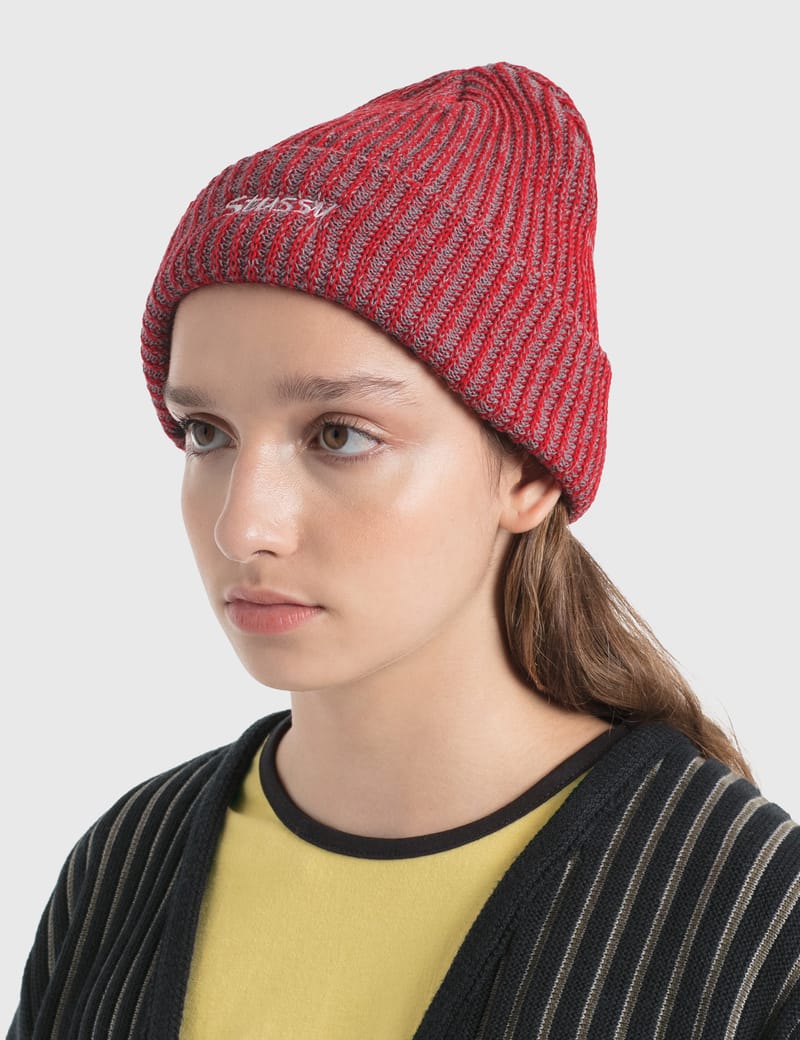 Stüssy - 2 Tone Knit Short Beanie | HBX - Globally Curated Fashion