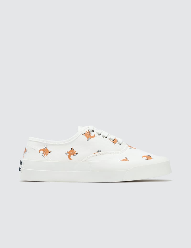 HIGH TOP CANVAS LACE-UP SNEAKERS | Maison Kitsuné