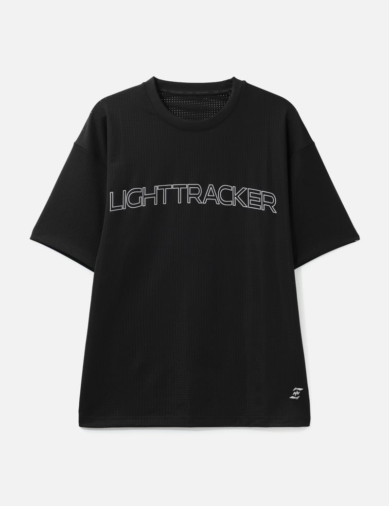NīNEpointNīNE x Li-Ning Moon Tee - Reflective perforated tee in