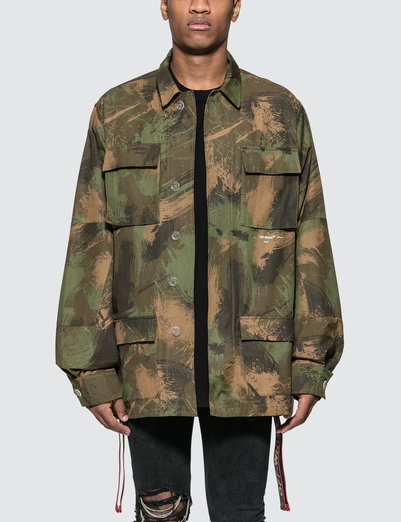 Off-White™ - Paintbrush Field Jacket | HBX - Globally Curated