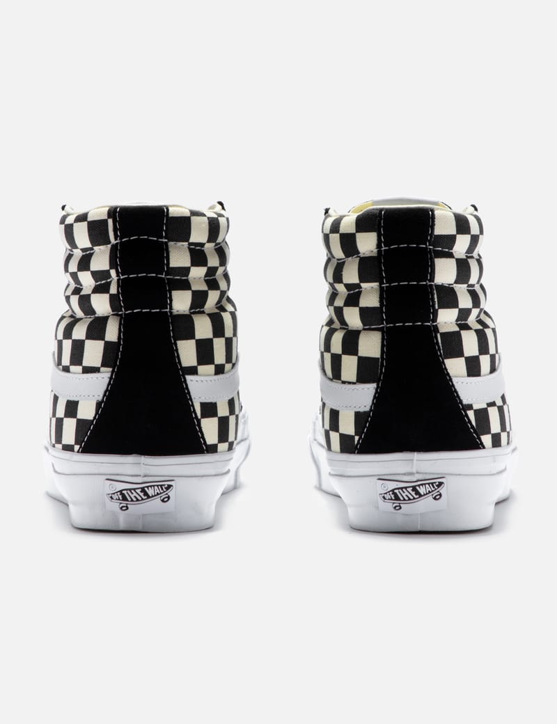 ★VANS★Checkerboard SK8-Hi Skate-Hi Reissue 38 LX★大人気 New Vans Sk8-Hi Reissue 38 Checkerboard Medium Blue Sneakers