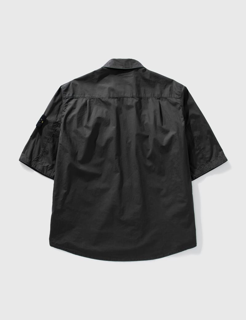 Stone Island - Stretch Cotton Tela 'Paracadute' Short Sleeve Shirt