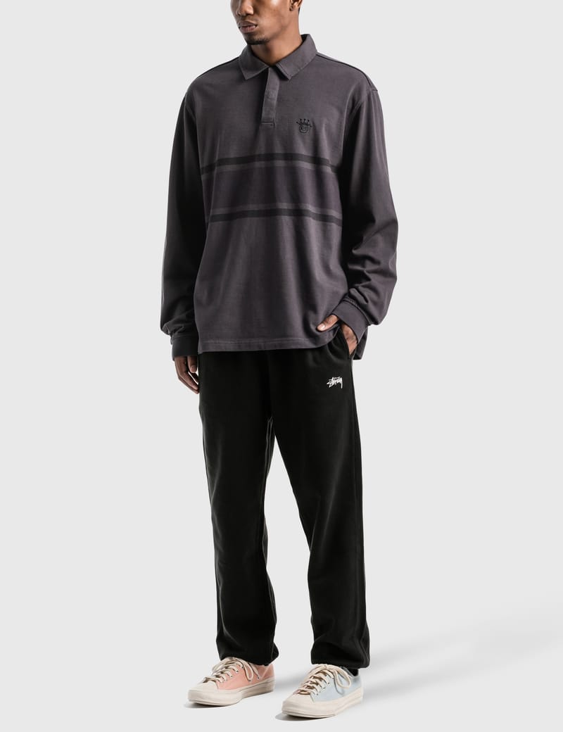 Stüssy - Bold Stripe Long Sleeve Rugby | HBX