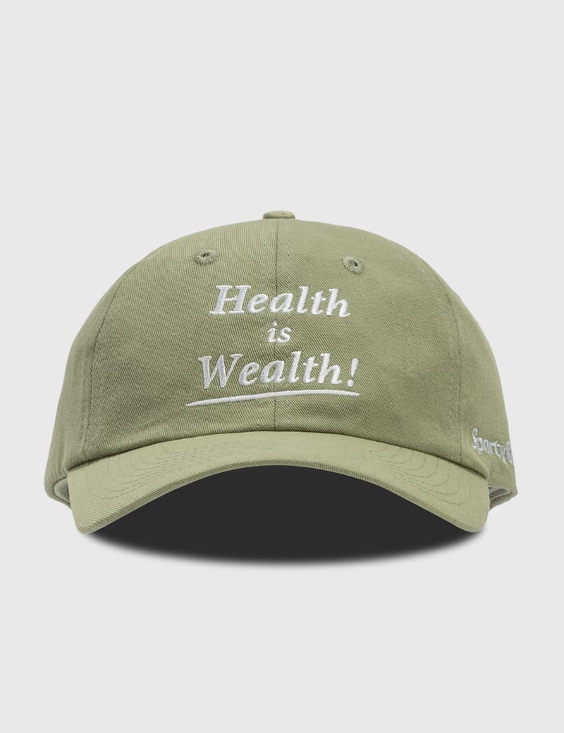 Sporty & Rich - Health Is Wealth キャップ | HBX - ハイプビースト