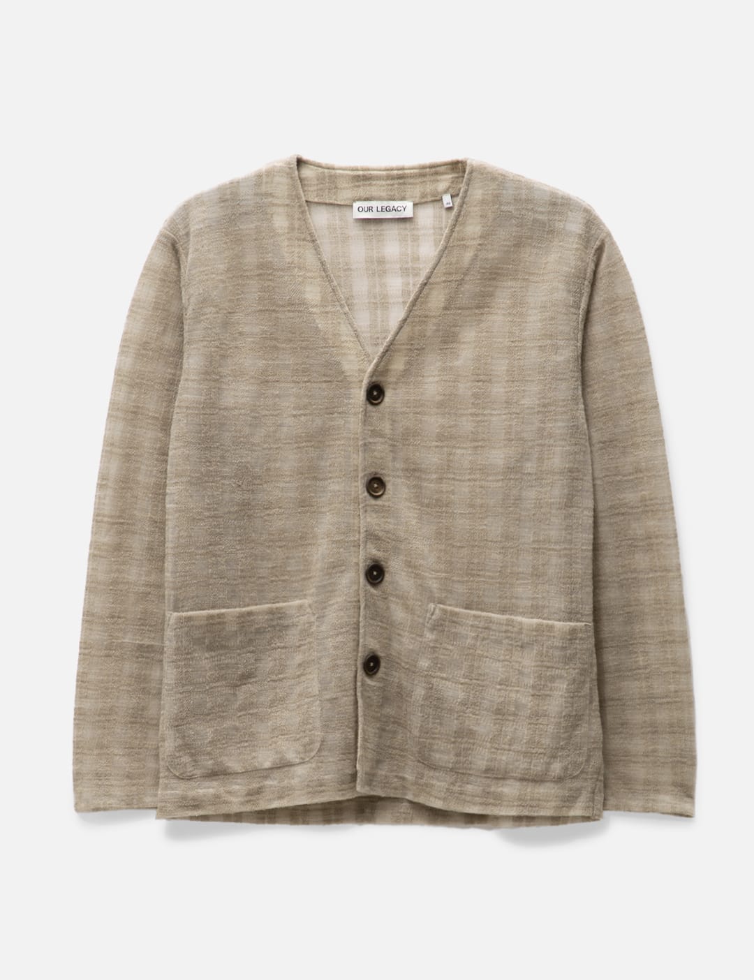 Our Legacy - Disintegration Check Cardigan | HBX - Globally